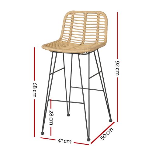 2 piece bar stools