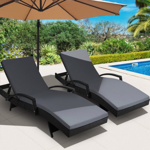 2PC Sun Lounger Set
