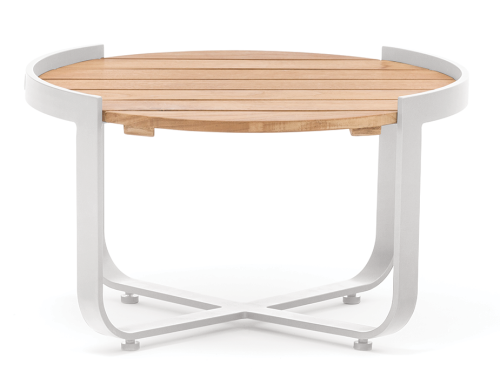 Fino Outdoor Coffee Table - White 60cm