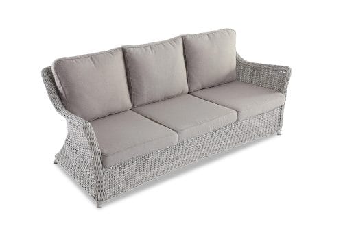Avalon 3 seater WhiteGrey OUT-21-W-WG