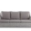 Avalon 3 Seater Sofa - White Grey