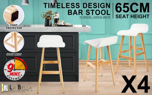 Bar Stool Set of 4