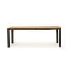 Carmel Outdoor Extension Table 2.3m – Asteroid Black (Charcoal) Powder Coated Legs