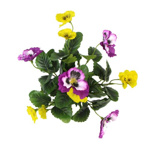 Faux flowering plants