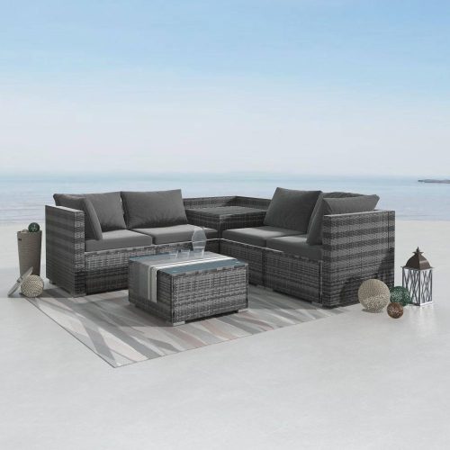 Grey patio furniture