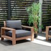 Marrakesh Outdoor Arm Chair Dark Charcoal 95x89x75cm