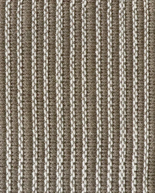 Machine-washable taupe rug