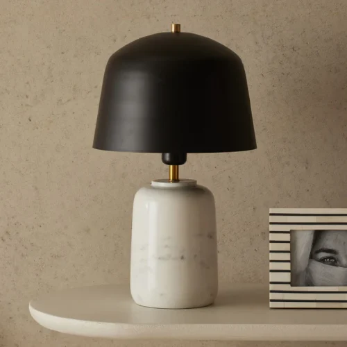Marble table lamp