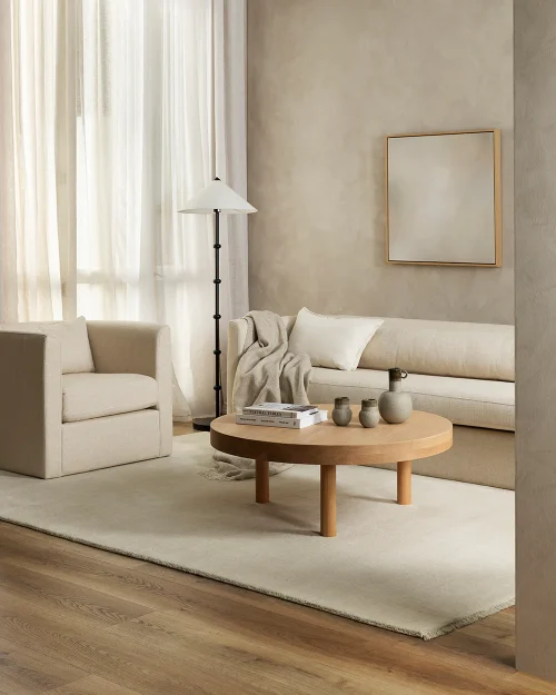Merino wool rug