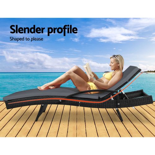 Modern Patio Lounger