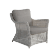 Avalon Lounge Chair - White Grey