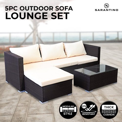 PE rattan lounge set