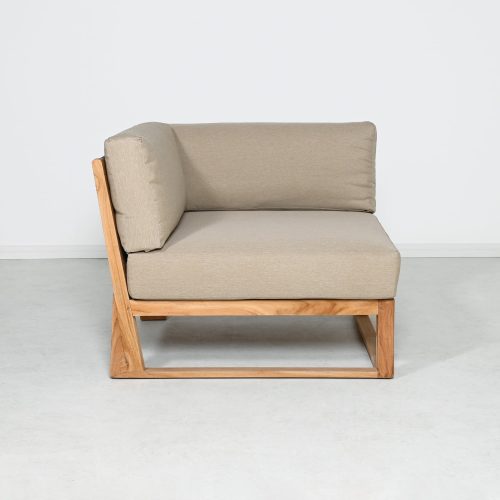 Teak corner lounge