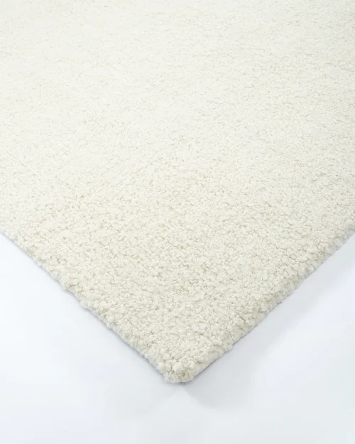 White area rug