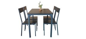 YES4HOMES 5 Piece Kitchen Dining Room Table and Chairs Set