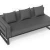 Vivara Sofa - Charcoal - Modular Section A - Left Arm