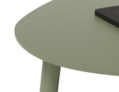 green-outdoor-table