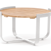 Fino Outdoor Coffee Table - White 60cm