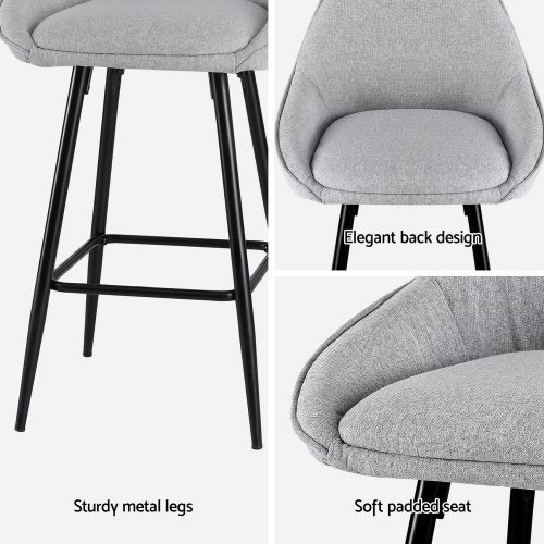 Set of 2 Bar Stools