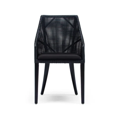 Sleek outdoor dining chair