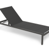 Alvor Sun Lounge - Charcoal - Dark Grey Mesh