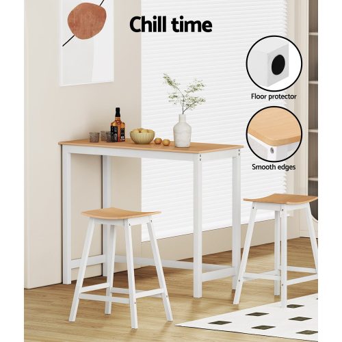 set of 2 bar stools