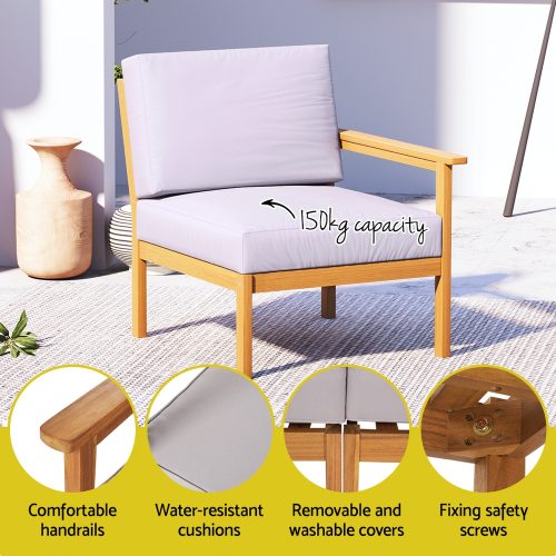 5-Seater Patio Sofa