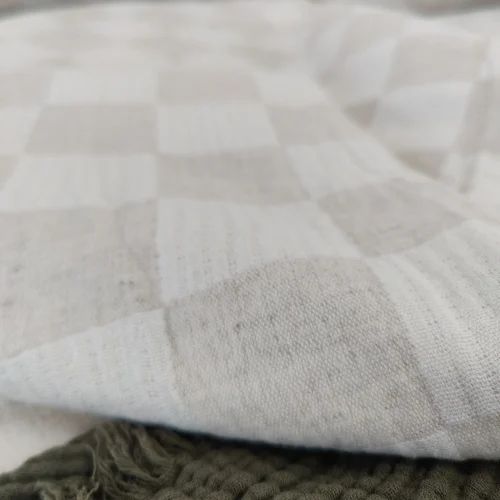 Annecy linen cotton blanket