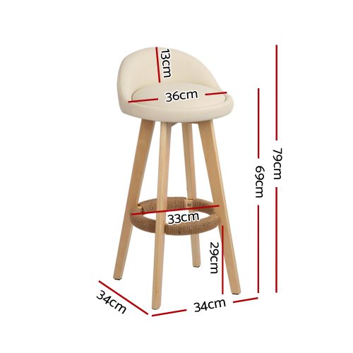 Artiss 2x Bar Stools