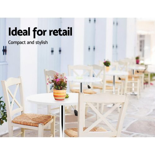 Bistro table white