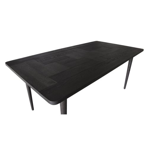 Black dining table