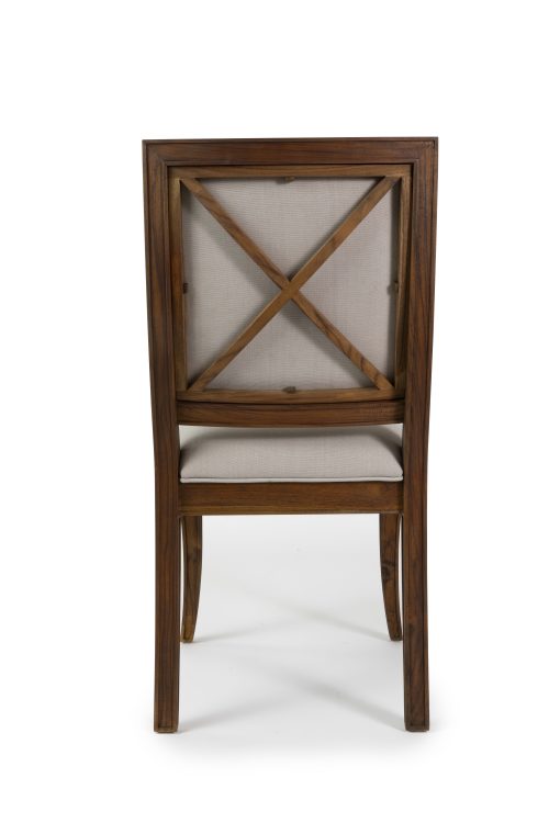 Britannica Outdoor teak dining chair back view