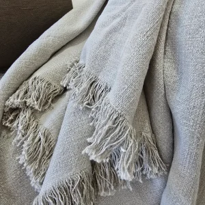 Champêtre Heavy Weight French Linen Massive Throw 140x220cm - Natural