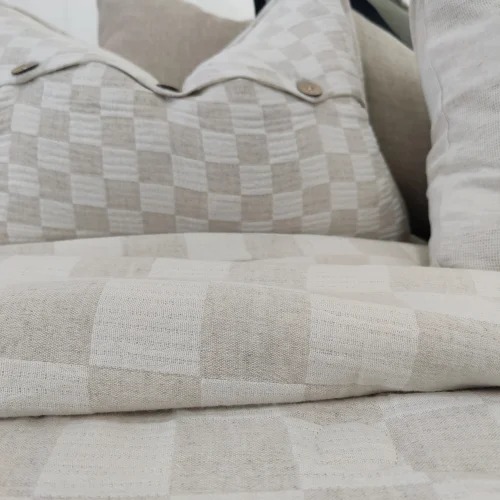 Cotton linen duvet cover