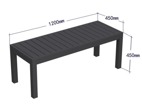 Halki-Benche-120-Charcoal