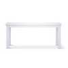 Laelia Dining Table 180cm Solid Acacia Timber Wood Coastal Furniture - White