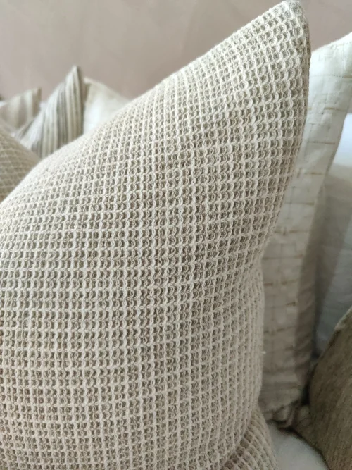 Premium linen blend cushion