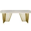 Salina Gold Dining Table -100cm x 200cm