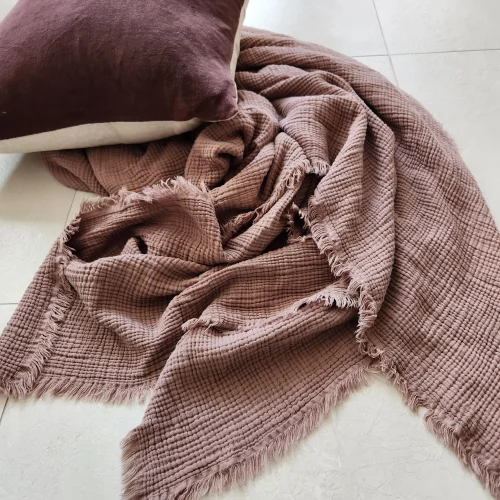 Soft cotton bedcover