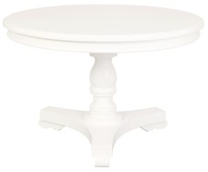 Tasmania Round Dining Table 120 cm (White)