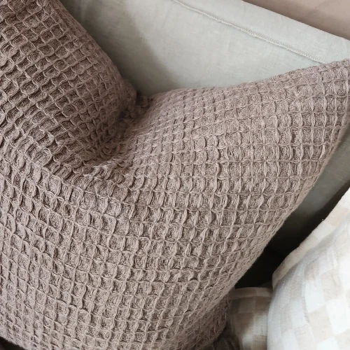 Waffle Design Cushion
