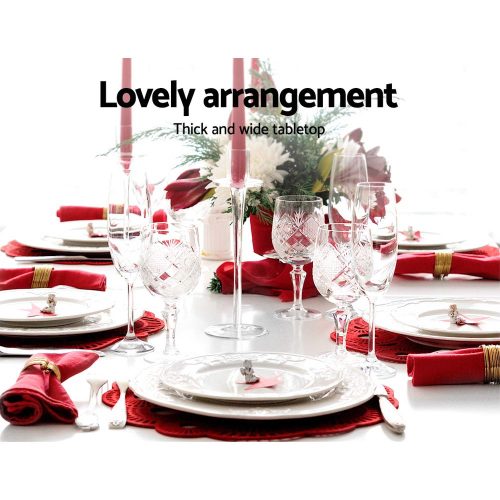 White dining table