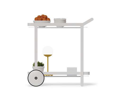 outdoorfurniturebarwhitetrolley