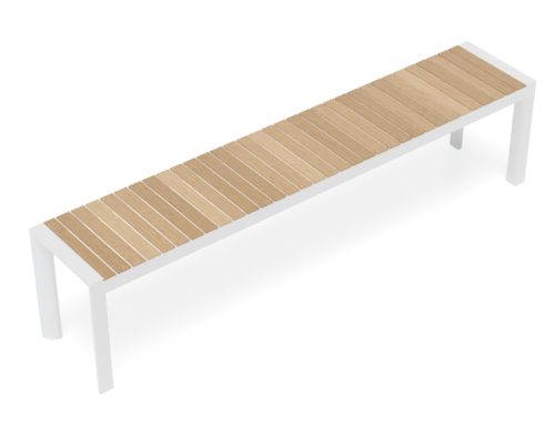 teak-white-outdoorbench
