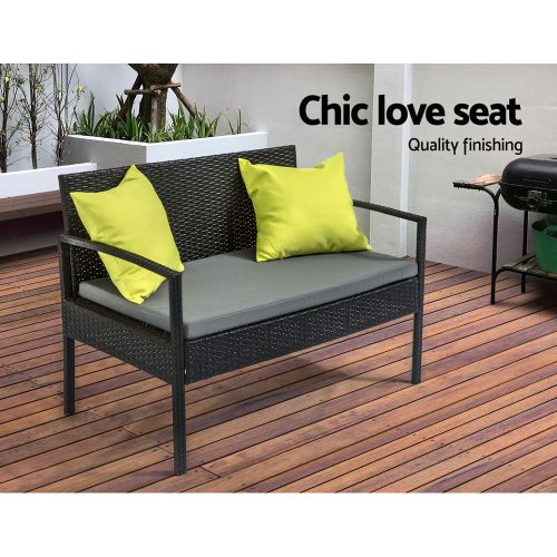 wicker patio set