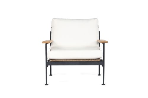 Asteroid black outdoor sofa