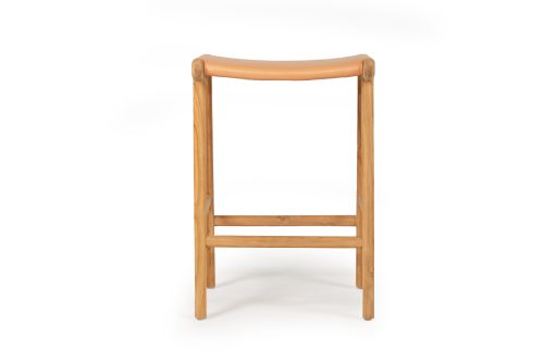 Bar stool leather
