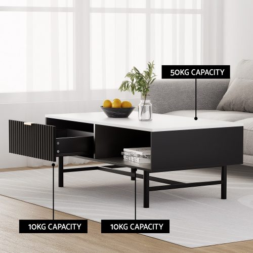 Black coffee table