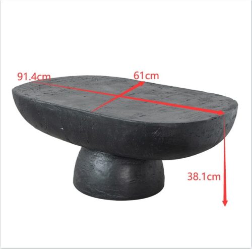 Black modern coffee table