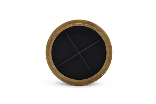 Black outdoor sofa